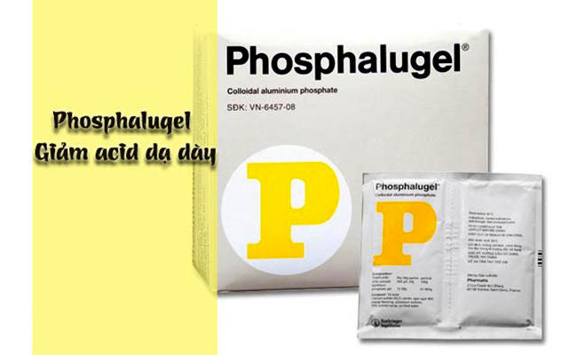 Thông tin thuốc dạ dày Phosphalugel