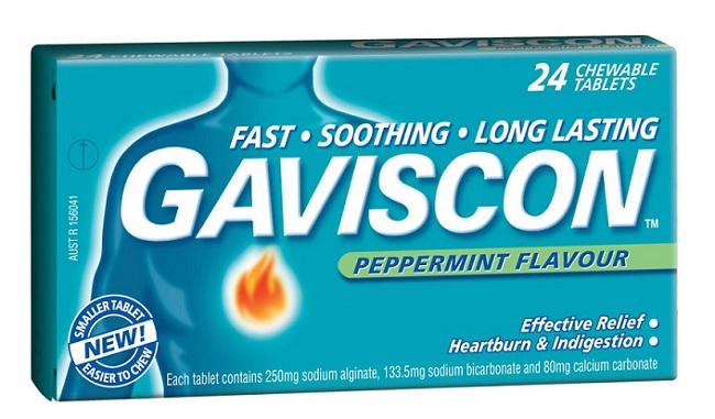 Thuốc Gaviscon giúp loại bỏ triệu chứng ợ hơi, ợ nóng, ợ chua, đau thượng vị